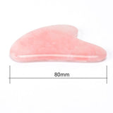 Rose Quartz Jade Gua Sha Natural Stone