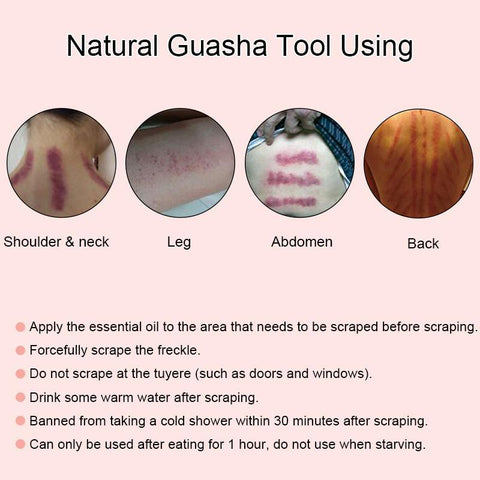 Rose Quartz Jade Gua Sha Natural Stone